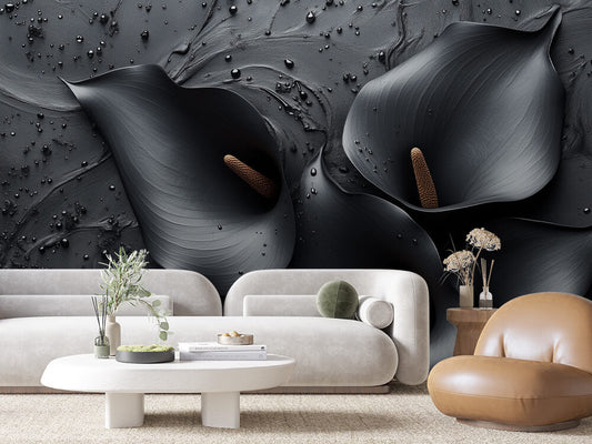 Levélmintás tapéta 0004